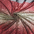 Width 130CM Gradient Sequins Fabric Rose Gold Black Red DIY Sparkly Fabric  8