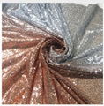 Width 130CM Gradient Sequins Fabric Rose Gold Black Red DIY Sparkly Fabric  11