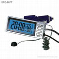 Car Digital Clock with Indoor / Outdoor Thermometer 3