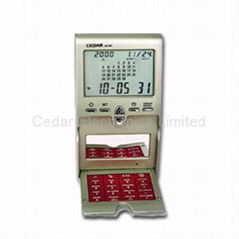 Desktop LCD Calendar Clock with Mirror and Calculator