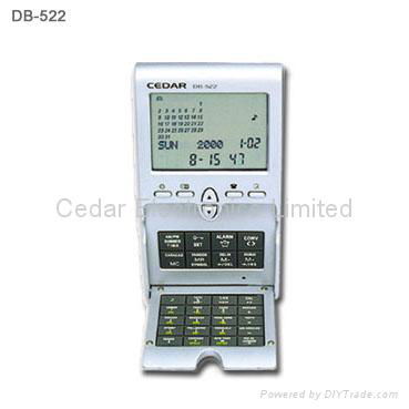 Desktop LCD Calendar Clock with Mirror and Calculator  5