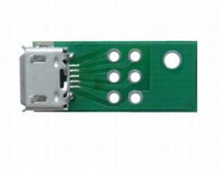 MICRO USB连接器母座带板测试治具