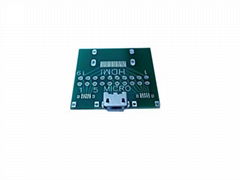 MICRO USB 5P母座測試治具（測試板、測試頭）