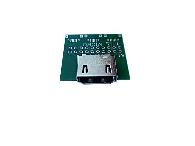 HDMI 19P母座测试治具（测试板、测试头）