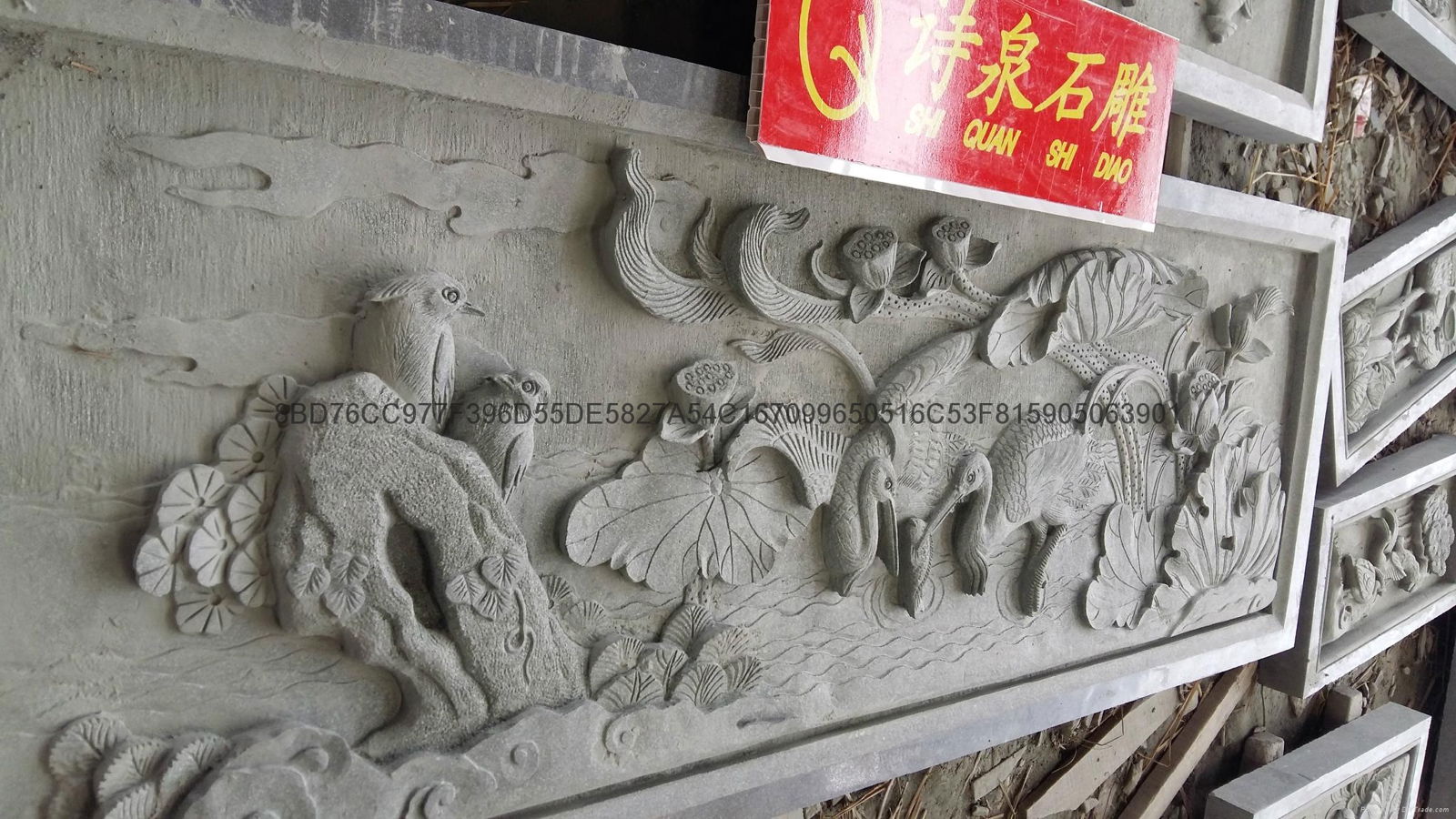 专业生产青石浮雕寺庙挂壁厂家直销 3