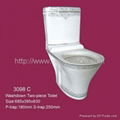 3098C washdowm two-piece toilet