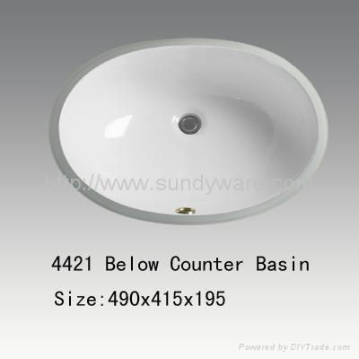 4421 under counter basin