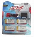 RC helicopter 3.7V 800mAh Li-polymer battery 802555 for DFD F181 F187 F163 H12C