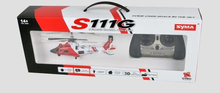 Super mini Syma S111G 3.5CH Gyro RC Helicopter rc model airplane 2