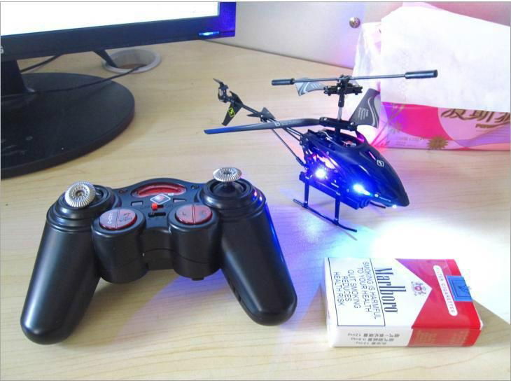 S977 3.5CH Camera Channel RC Metal Helicopter Gyro Radio Remote Control Black #g 3