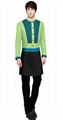 2014 winter green jungle new catering work clothes 4