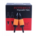 1700728  25mm Butterfly Tattoo Disposable Rubber Silicone Grip Tip