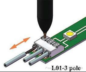 SMD terminal strips with push-bottons 3