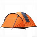 Family camping tent with living room and bed room 2