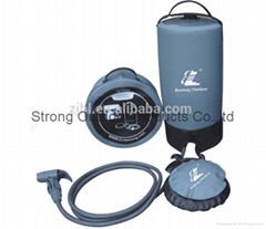  New design outdoor portable camping shower with carry bag TPU 2015