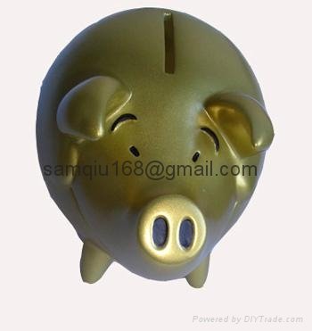 ICTI Certificate Plastic Cartoon Money Box Saving Piggy Bank Toy for kids