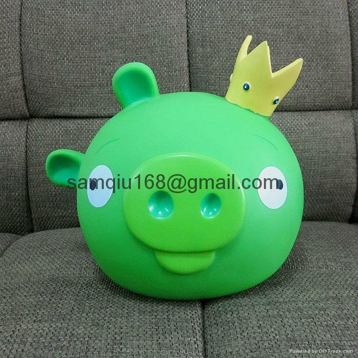 ICTI Certificate Plastic Cartoon Money Box Saving Piggy Bank Toy for kids 3