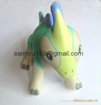 	Pvc vinyl toy, cartoon vinyl dinosaur toy