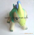 Pvc vinyl toy, cartoon vinyl dinosaur