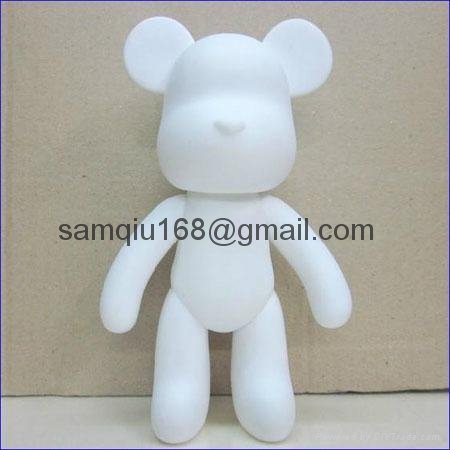Cartoon animal PVC vinyl toy OEM blank DIY vinyl toy manufacturer 3