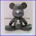 Cartoon animal PVC vinyl toy OEM blank DIY vinyl toy manufacturer