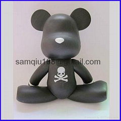 Cartoon animal PVC vinyl toy OEM blank DIY vinyl toy manufacturer
