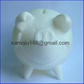 pvc plastic money saving bank carton toy