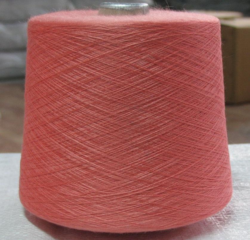 wool/viscose blended yarn