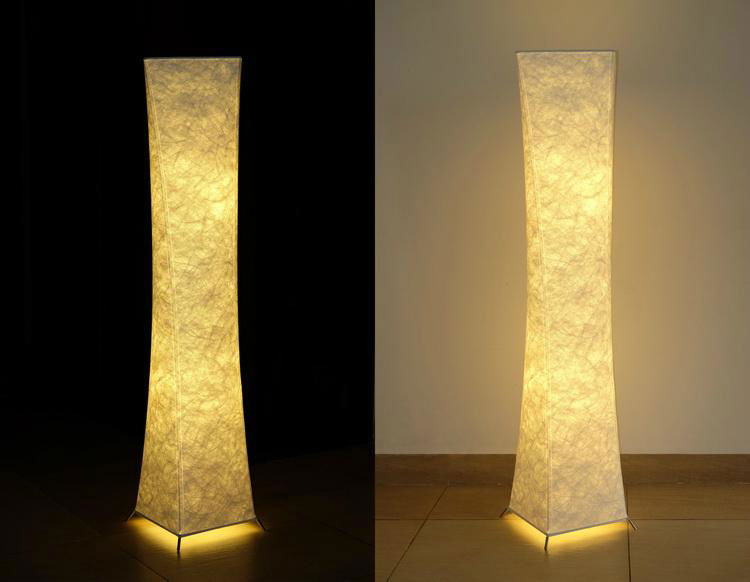 52"SOFTLIGHTING Floor lamp Fabric shade Simple shape Warm atmosphere Living room 5