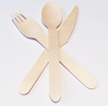 	Wooden knife and fork spoon