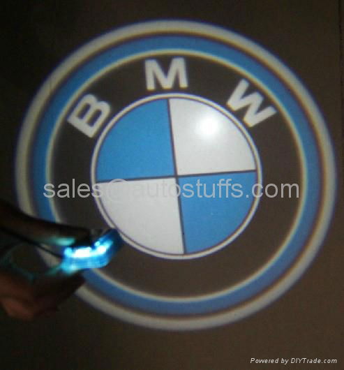 LED Car Ghost Shadow Lights Drill Free 2013 2
