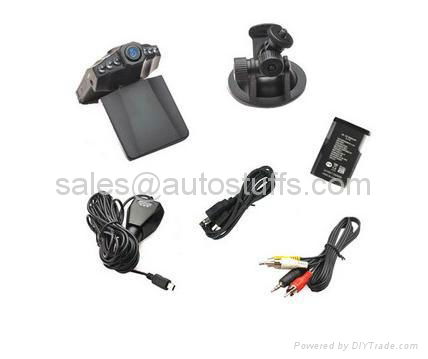 Mini Portable HD Car DVR 2.5 inch 270° Rotating Screen 4