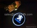 LED Car 3D Logo Laser Door Lights Special for Peugeot (No drilling/Plug & Play)