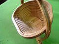 YCZM Bamboo Fruit Basket (Foldable) 2