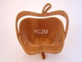 YCZM Bamboo Fruit Basket (Foldable) 3