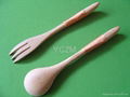 YCZM  Bamboo Soupspoon And Fork (Ties Up The Rope) 2