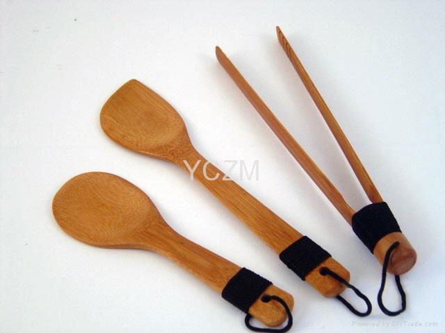 YCZM Bamboo Cooking Set