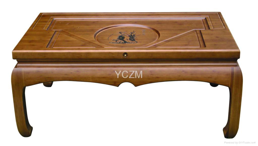 YCZM Bamboo Tea Table