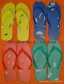 出口銷非洲中東東南亞拉美的白鴿牌塑料微孔拖鞋