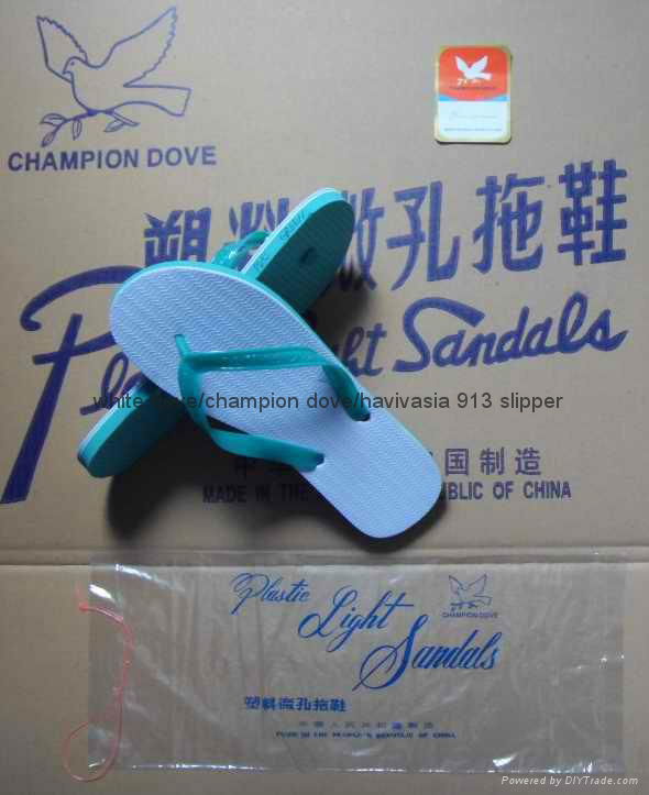 CHAMPOIN DOVE BRAND  PLASTIC LIGHT SANDALS+hava+hana slippers  2