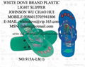 2024N white dove pvc slipper sandals 811 champion dove slippers  811