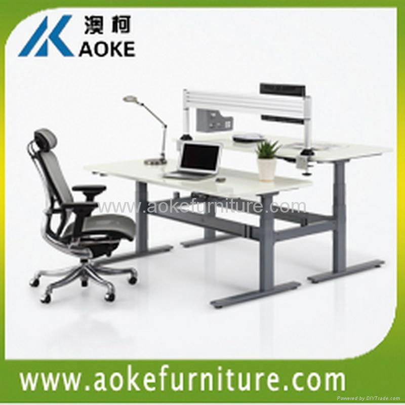 AOKE AK4RT-ET3 back to back electric height adjustable desk