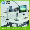 AOKE AK4RT-ET3 back to back electric height adjustable desk 3