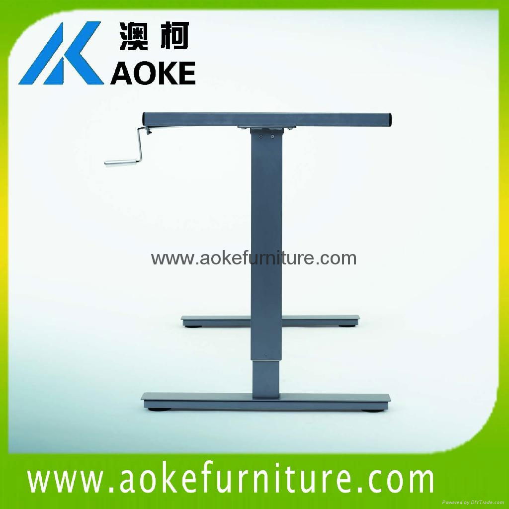 AOKE AK02HT-AJ handle crank sit stand desk 3