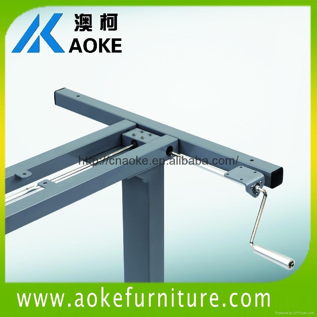 AOKE AK02HT-AJ handle crank sit stand desk 5