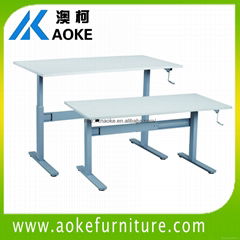 AOKE AK02HT-B manual cranked adjustable tables