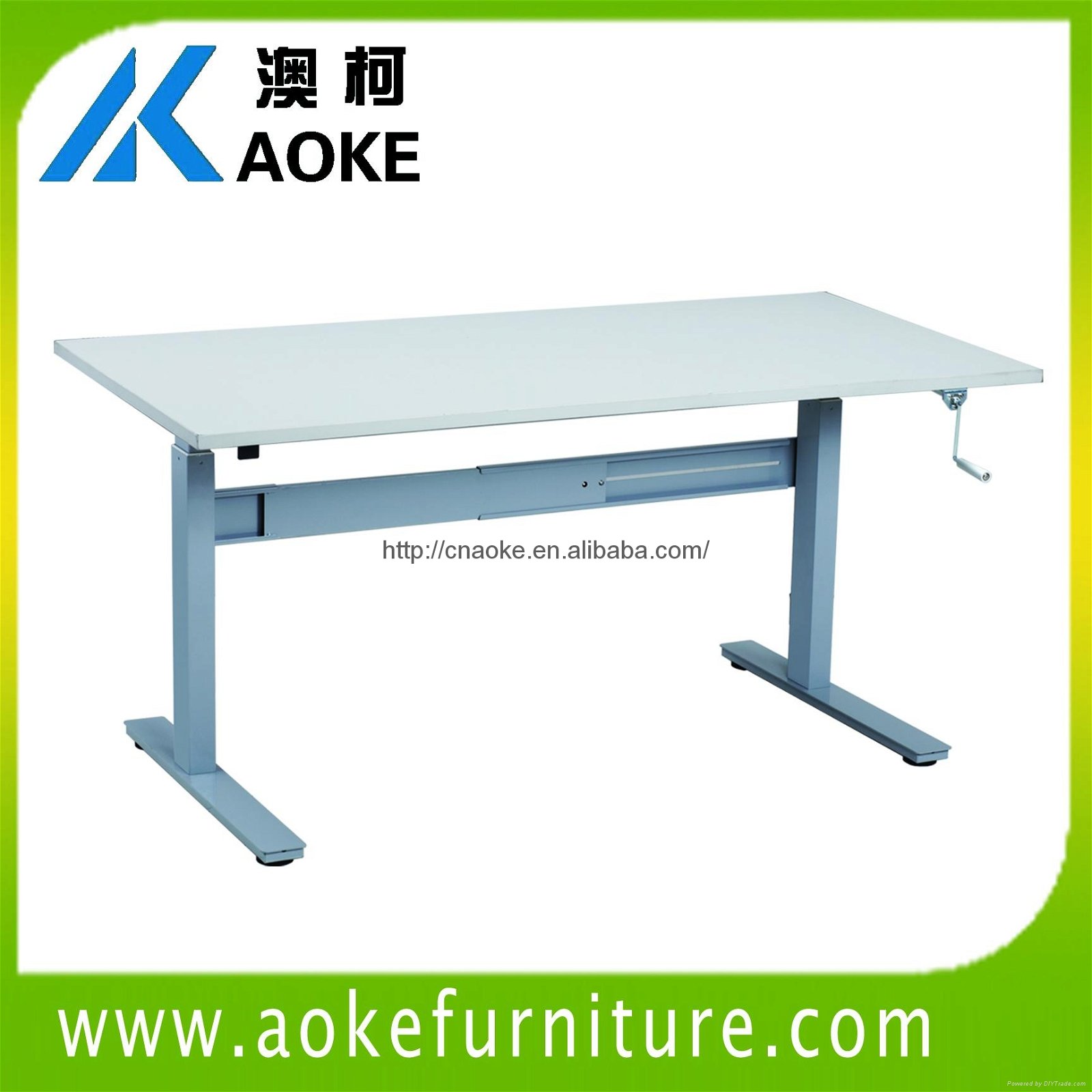 AOKE AK02HT-B manual cranked adjustable tables 3