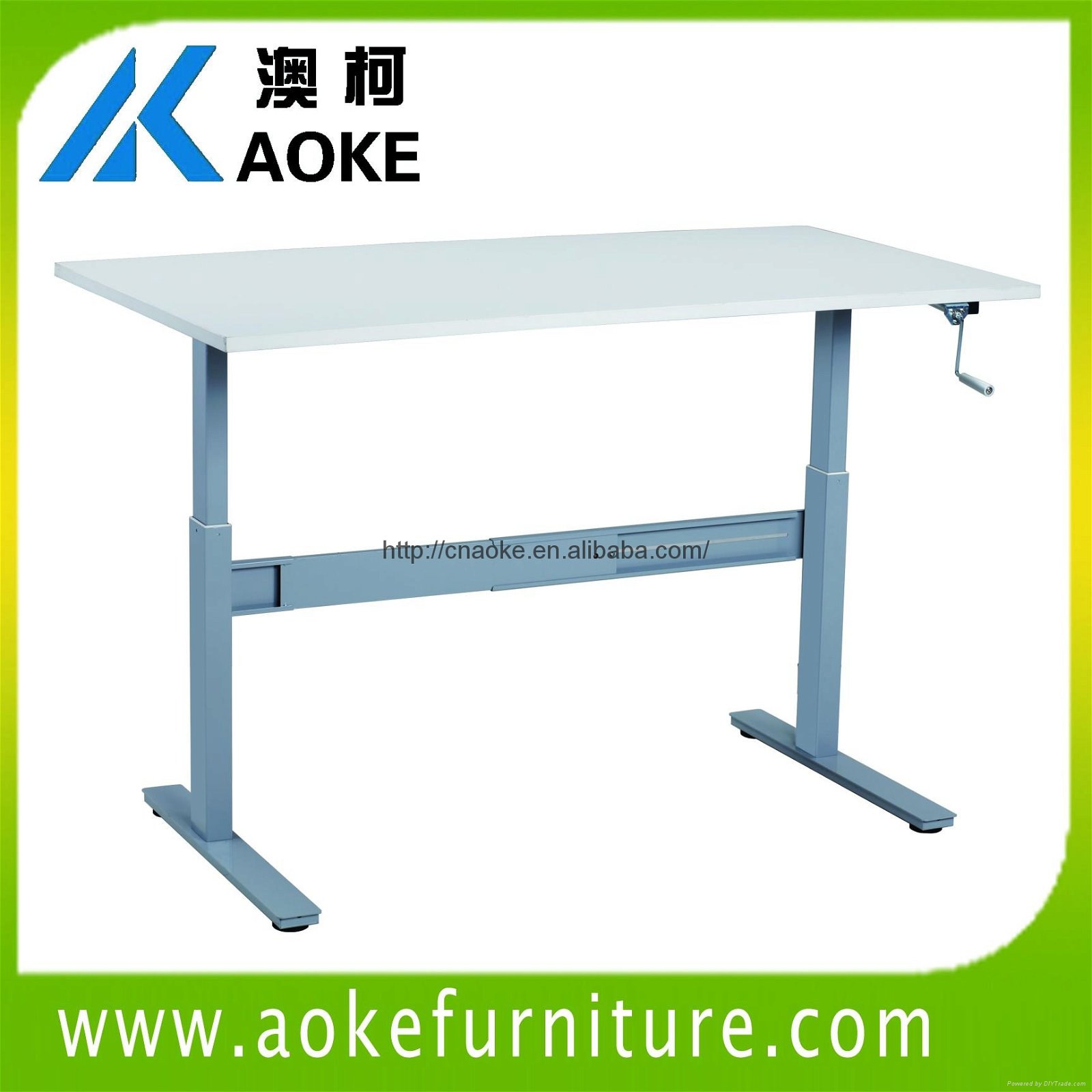 AOKE AK02HT-B manual cranked adjustable tables 4