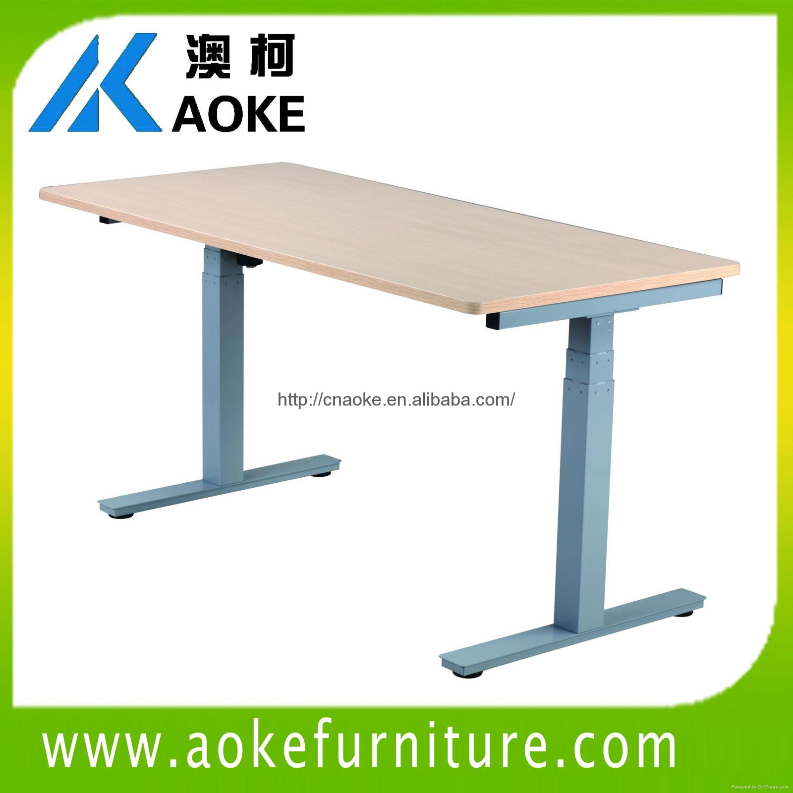 AOKE AK02ES-A-F motorized up and down standing table 5