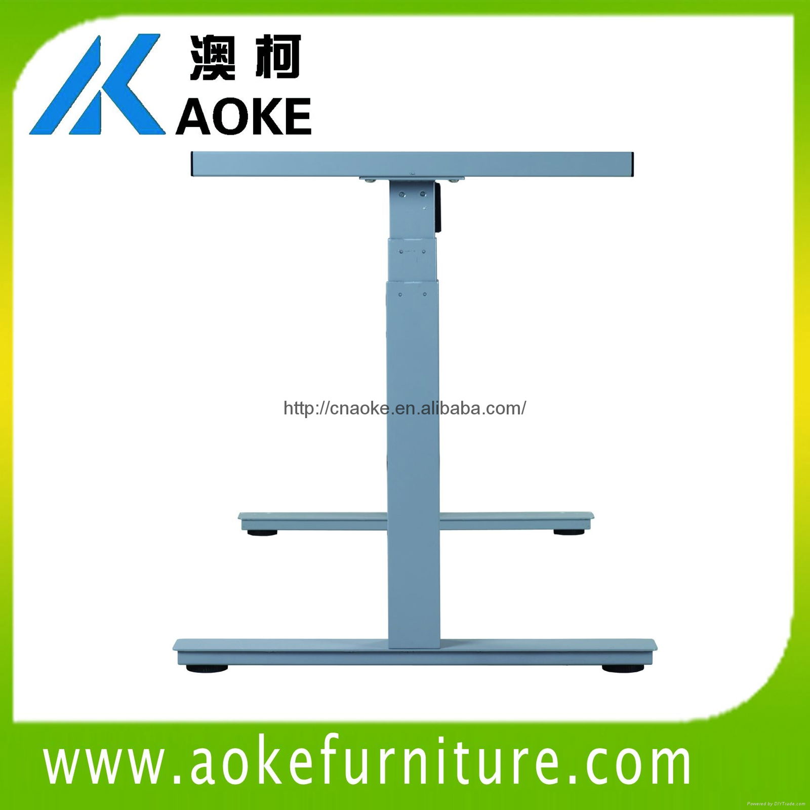 AOKE AK02ES-A-F motorized up and down standing table 2
